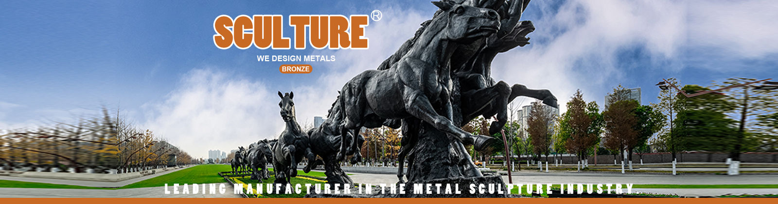 Les statues en bronze sculptent