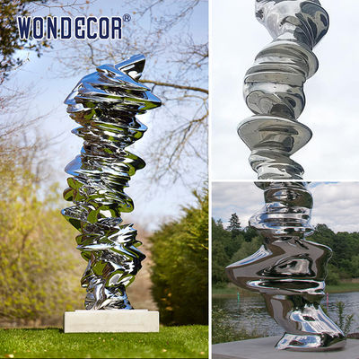 Outdoor Stainless Steel Sculpture Park Square Garden