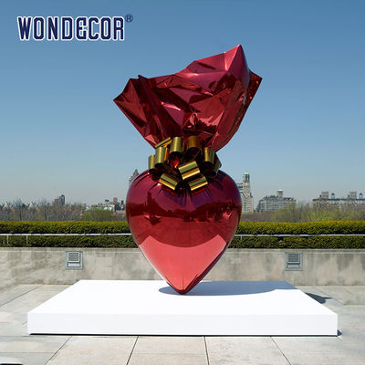 Famous Artwork 'Sacred Heart' - Large Outdoor Forged Metal Craft Stainless Steel Sculpture