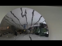 Sculpture en acier inoxydable