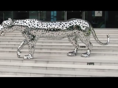 Sculpture en acier inoxydable