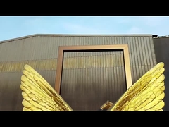 Sculpture en acier inoxydable